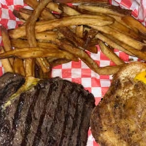 Ponderosa Ribeye Sandwich.