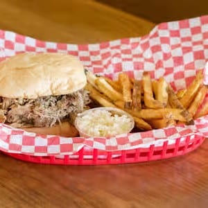 Doc Holiday Pork BBQ Sandwich.