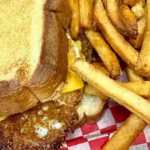 Cheesy Western Burger.